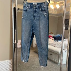 Women’s A&F super skinny ankle high rise